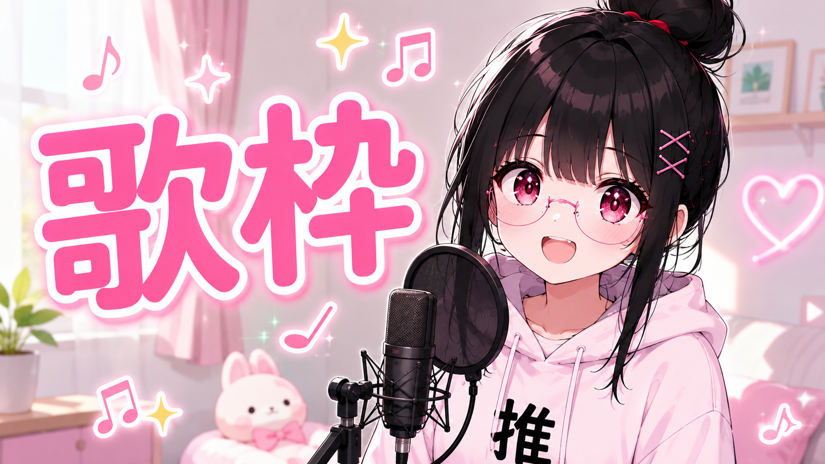 推しちゃんのサムネイル作り配信